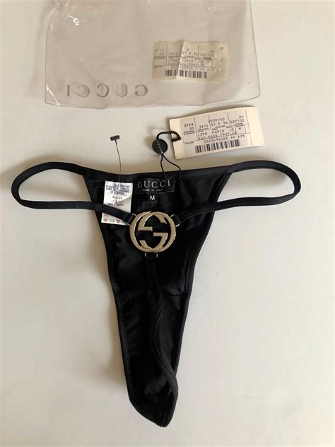 gucci underwear set womens|gucci g string.